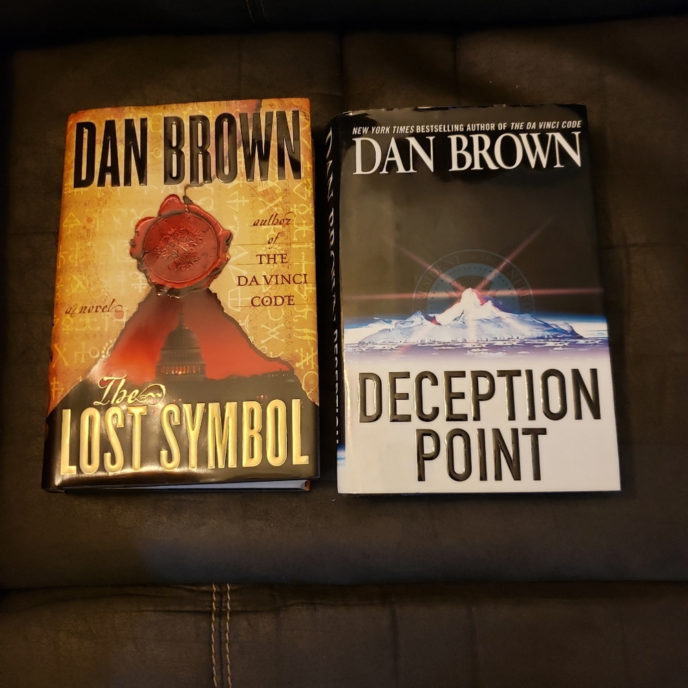 Set of Two Dan Brown Books Both Hard Backs